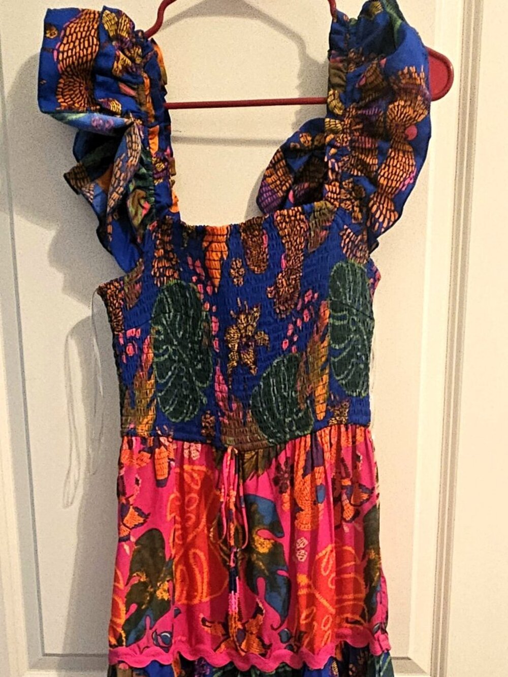 Colorful Boho Maxi Dress- Small